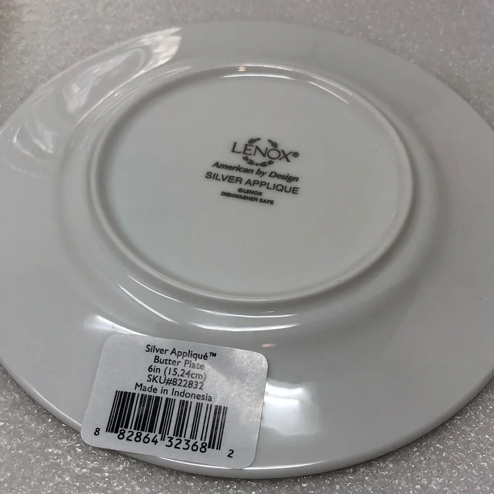 NEW LENOX 5 Piece Place Setting Silver Appliqué